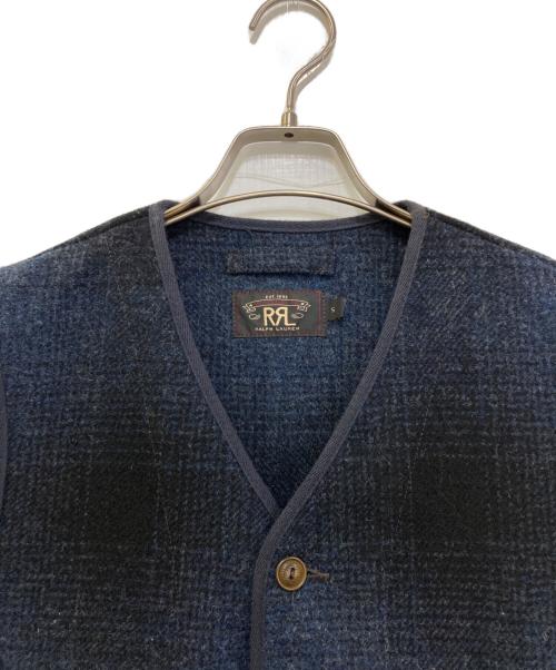 RRL（ダブルアールエル）RRL (ダブルアールエル) ウールワークベスト ネイビー サイズ:Sの古着・服飾アイテム