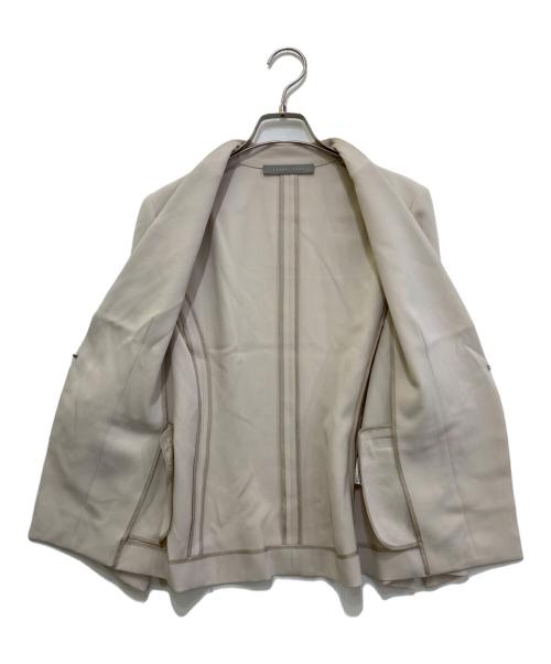 theory luxe（セオリーリュクス）theory luxe (セオリーリュクス) ノーカラージャケット アイボリー サイズ:36の古着・服飾アイテム