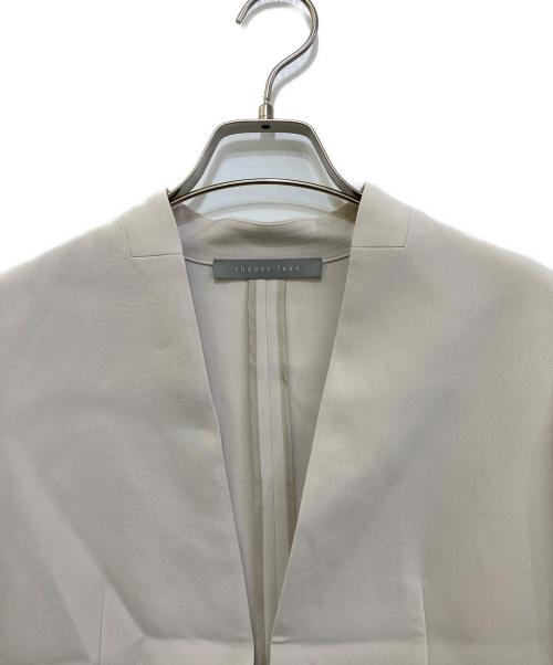 theory luxe（セオリーリュクス）theory luxe (セオリーリュクス) ノーカラージャケット アイボリー サイズ:36の古着・服飾アイテム