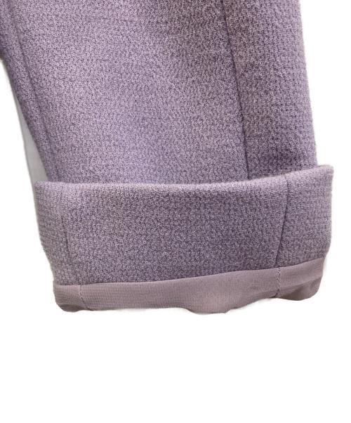 EMPORIO ARMANI（エンポリオ アルマーニ）EMPORIO ARMANI (エンポリオ アルマーニ) ノーカラージャケット　2NG22T 2M022 パープル サイズ:1の古着・服飾アイテム