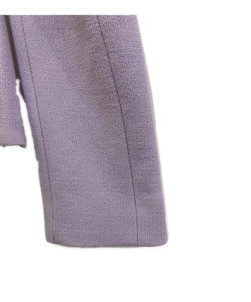 EMPORIO ARMANI（エンポリオ アルマーニ）EMPORIO ARMANI (エンポリオ アルマーニ) ノーカラージャケット　2NG22T 2M022 パープル サイズ:1の古着・服飾アイテム