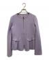 EMPORIO ARMANI（エンポリオ アルマーニ）の古着「ノーカラージャケット　2NG22T 2M022」｜パープル