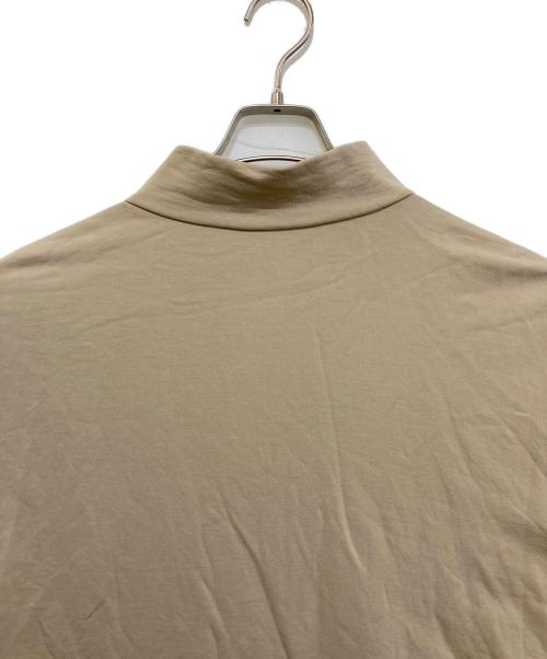 AURALEE（オーラリー）AURALEE (オーラリー) ELASTIC HIGH GAUGE SWEAT HALF ZIP P/O ベージュ サイズ:４の古着・服飾アイテム