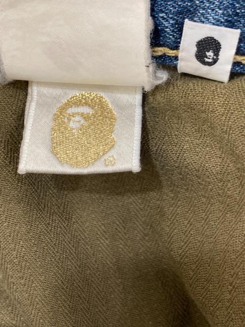 A BATHING APE（アベイシングエイプ）A BATHING APE (アベイシングエイプ) デニムパンツ インディゴ サイズ:Mの古着・服飾アイテム