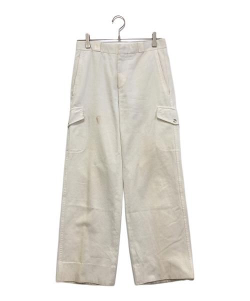HERMES（エルメス）HERMES (エルメス) ホワイトコットンカーゴパンツ ホワイト サイズ:38の古着・服飾アイテム