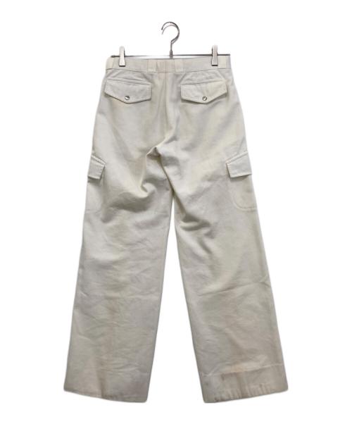 HERMES（エルメス）HERMES (エルメス) ホワイトコットンカーゴパンツ ホワイト サイズ:38の古着・服飾アイテム