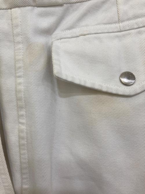 HERMES（エルメス）HERMES (エルメス) ホワイトコットンカーゴパンツ ホワイト サイズ:38の古着・服飾アイテム