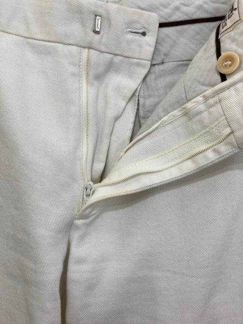 HERMES（エルメス）HERMES (エルメス) ホワイトコットンカーゴパンツ ホワイト サイズ:38の古着・服飾アイテム