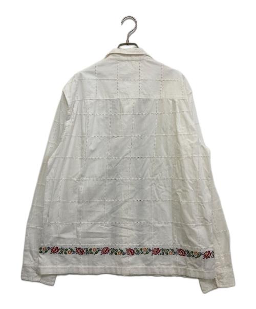 KITH（キス）KITH (キス) カットワークシャツ ホワイト サイズ:Lの古着・服飾アイテム