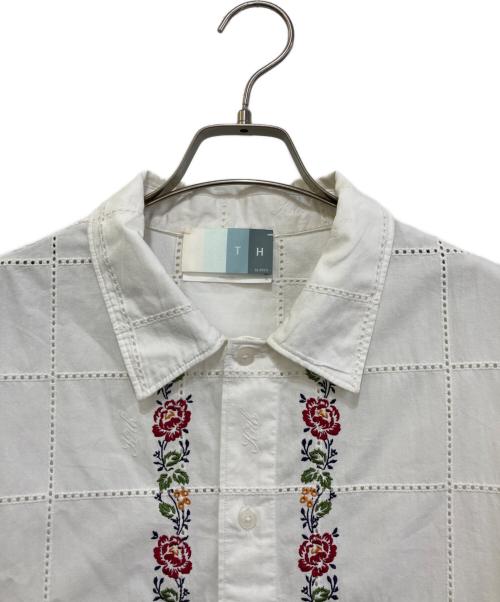 KITH（キス）KITH (キス) カットワークシャツ ホワイト サイズ:Lの古着・服飾アイテム