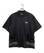 WILD THINGSワイルドシングス）の古着「SUPPLEX POUCH SHIRT」｜ブラック