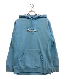 SUPREME（シュプリーム）の古着「バンダナボックスロゴパーカー」｜ブルー