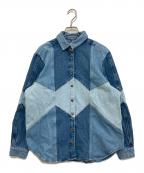 SEZANEセザンヌ）の古着「Marzia PATCHWORK DENIM」｜インディゴ