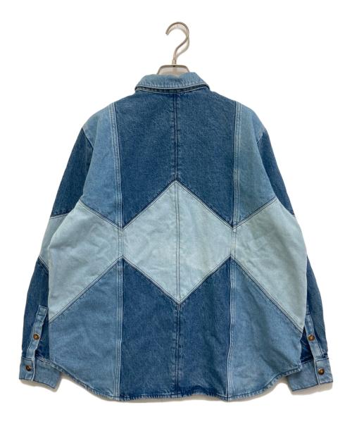 SEZANE（セザンヌ）SEZANE (セザンヌ) Marzia PATCHWORK DENIM インディゴ サイズ:38 未使用品の古着・服飾アイテム