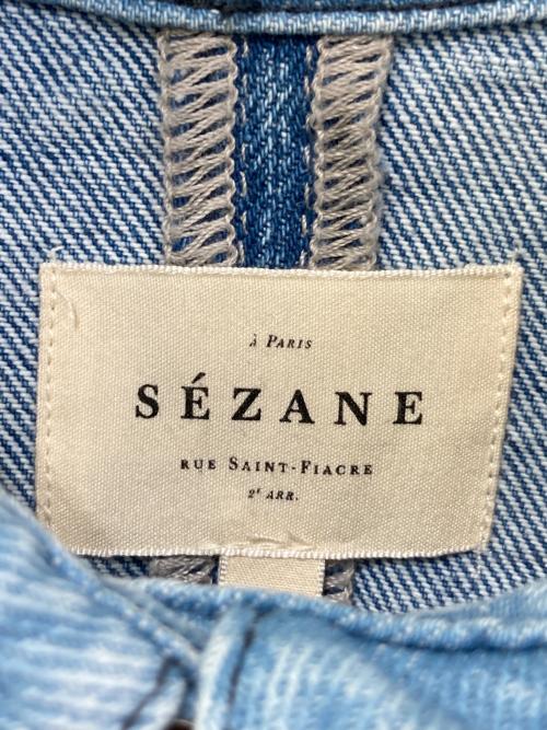 SEZANE（セザンヌ）SEZANE (セザンヌ) Marzia PATCHWORK DENIM インディゴ サイズ:38 未使用品の古着・服飾アイテム
