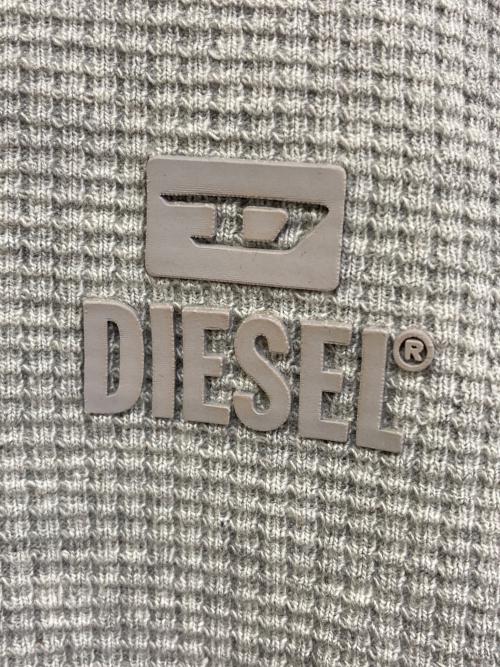DIESEL（ディーゼル）DIESEL (ディーゼル) S-ELECTRUM サーマルジップパーカー グレー サイズ:Lの古着・服飾アイテム