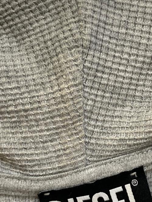 DIESEL（ディーゼル）DIESEL (ディーゼル) S-ELECTRUM サーマルジップパーカー グレー サイズ:Lの古着・服飾アイテム