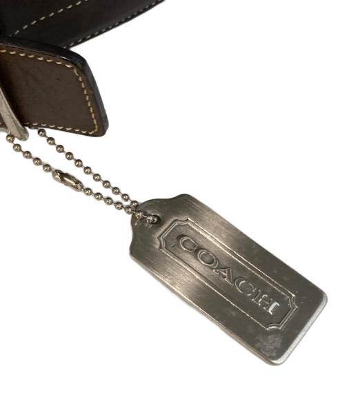 COACH（コーチ）COACH (コーチ) レザーショルダーバッグ　9151 ブラウンの古着・服飾アイテム