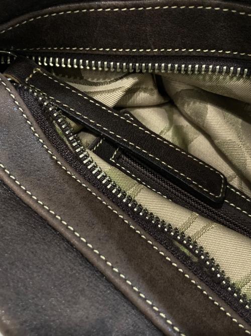 COACH（コーチ）COACH (コーチ) レザーショルダーバッグ　9151 ブラウンの古着・服飾アイテム