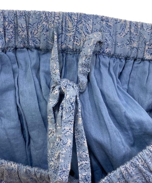 KAGURE（カグレ）KAGURE (カグレ) リバティプリントギャザースカート　GA34-25M002 ブルー サイズ:Freeの古着・服飾アイテム