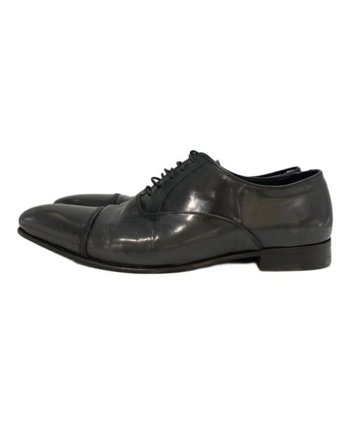 GIORGIO ARMANI（ジョルジョアルマーニ）GIORGIO ARMANI (ジョルジョアルマーニ) ストレートチップシューズ グレー サイズ:9の古着・服飾アイテム