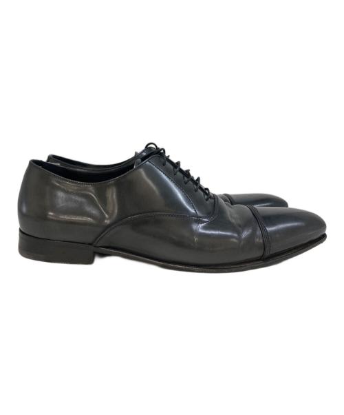 GIORGIO ARMANI（ジョルジョアルマーニ）GIORGIO ARMANI (ジョルジョアルマーニ) ストレートチップシューズ グレー サイズ:9の古着・服飾アイテム