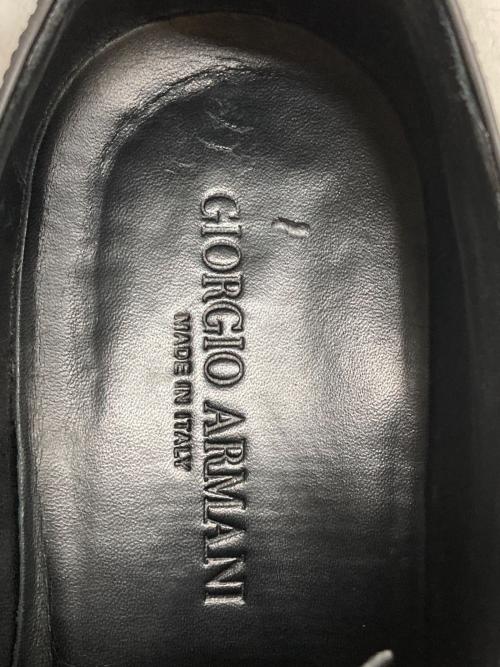 GIORGIO ARMANI（ジョルジョアルマーニ）GIORGIO ARMANI (ジョルジョアルマーニ) ストレートチップシューズ グレー サイズ:9の古着・服飾アイテム