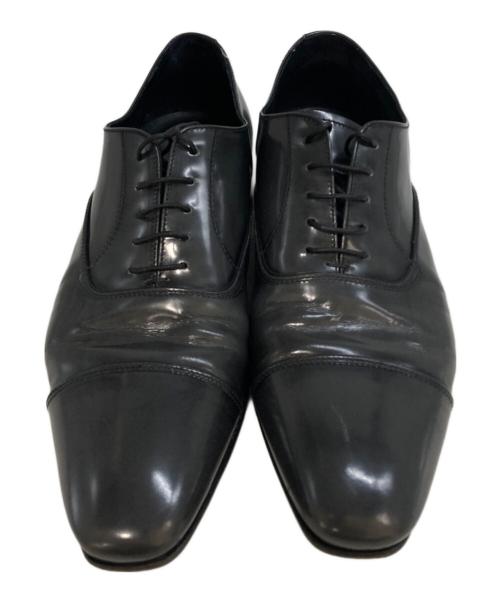 GIORGIO ARMANI（ジョルジョアルマーニ）GIORGIO ARMANI (ジョルジョアルマーニ) ストレートチップシューズ グレー サイズ:9の古着・服飾アイテム