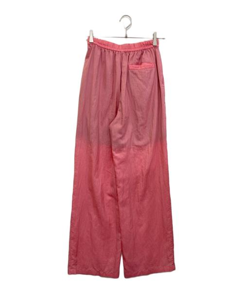 6(ROKU) BEAUTY&YOUTH（ロク ビューティーアンドユース）6(ROKU) BEAUTY&YOUTH (ロク ビューティーアンドユース) NYLON SILK GATHER PANTS ピンク サイズ:38の古着・服飾アイテム
