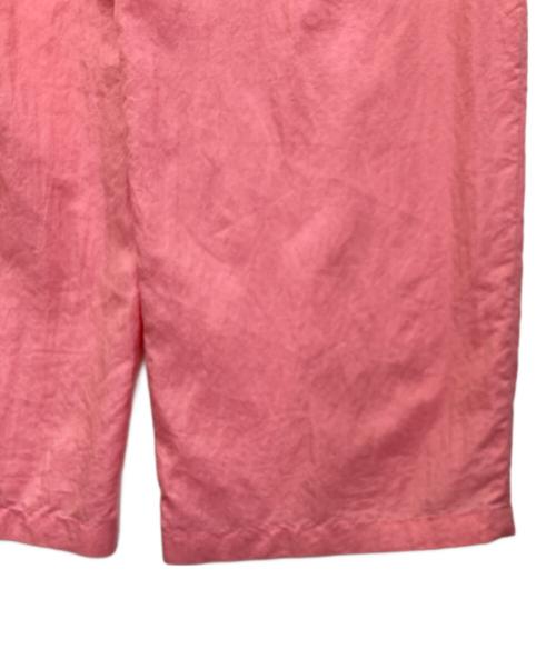 6(ROKU) BEAUTY&YOUTH（ロク ビューティーアンドユース）6(ROKU) BEAUTY&YOUTH (ロク ビューティーアンドユース) NYLON SILK GATHER PANTS ピンク サイズ:38の古着・服飾アイテム