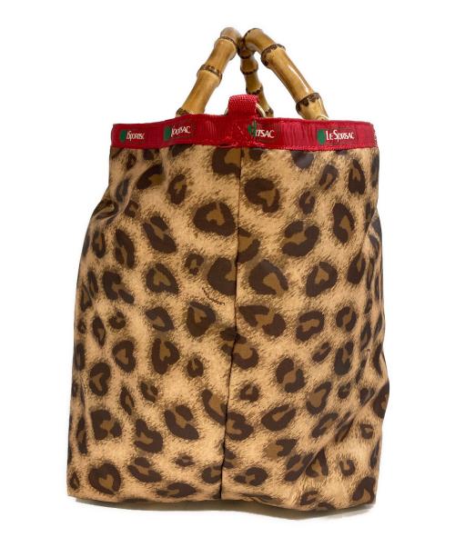 LeSportsac（レスポートサック）LeSportsac (レスポートサック) バンブーハンドルババッグ ブラウンの古着・服飾アイテム