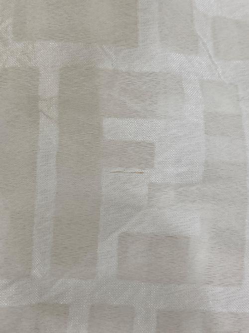 FENDI（フェンディ）FENDI (フェンディ) ズッカ柄ノースリーブシャツ ホワイト サイズ:実寸参照の古着・服飾アイテム