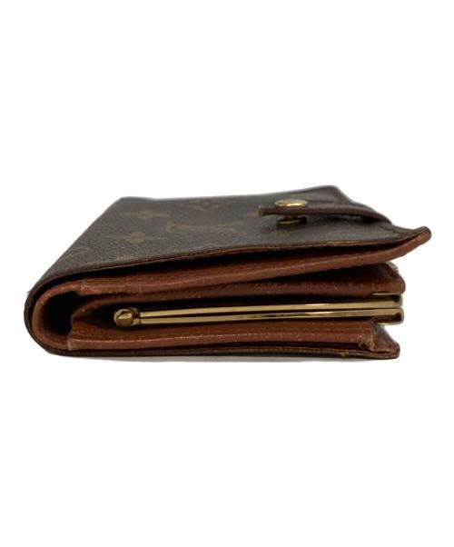 LOUIS VUITTON（ルイ ヴィトン）LOUIS VUITTON (ルイ ヴィトン) がま口財布 ブラウンの古着・服飾アイテム