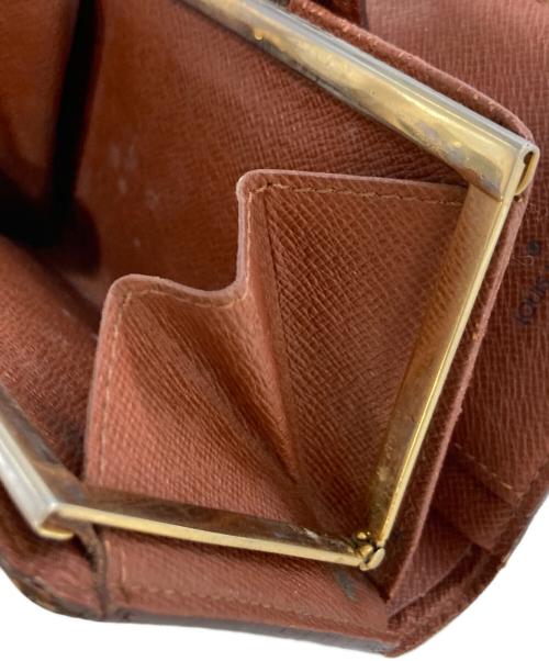 LOUIS VUITTON（ルイ ヴィトン）LOUIS VUITTON (ルイ ヴィトン) がま口財布 ブラウンの古着・服飾アイテム