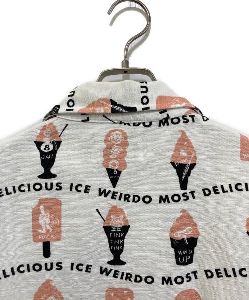 WEIRDO（ウィアード）WEIRDO (ウィアード) ICE MANIA - S/S SHIRTS ホワイト サイズ:Lの古着・服飾アイテム