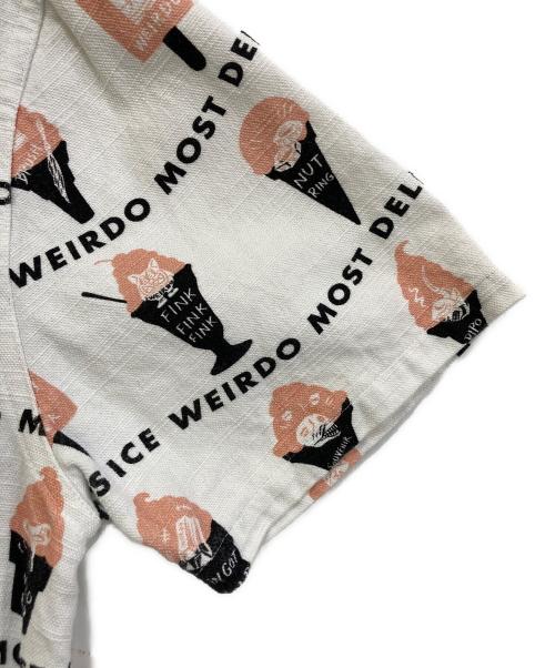 WEIRDO（ウィアード）WEIRDO (ウィアード) ICE MANIA - S/S SHIRTS ホワイト サイズ:Lの古着・服飾アイテム