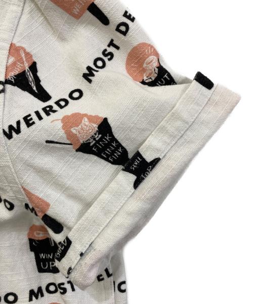 WEIRDO（ウィアード）WEIRDO (ウィアード) ICE MANIA - S/S SHIRTS ホワイト サイズ:Lの古着・服飾アイテム