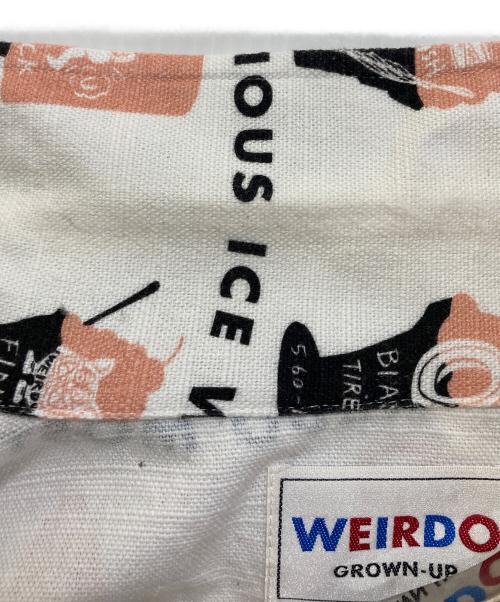 WEIRDO（ウィアード）WEIRDO (ウィアード) ICE MANIA - S/S SHIRTS ホワイト サイズ:Lの古着・服飾アイテム