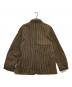 SUGAR CANE (シュガーケーン) FICTION ROMANCE 11oz. BROWN LIBERTY STRIPE WORK COAT イエロー×ブラック サイズ:40：18000円