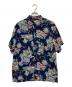 Sun Surf（サンサーフ）の古着「レーヨンアロハシャツ」｜ネイビー