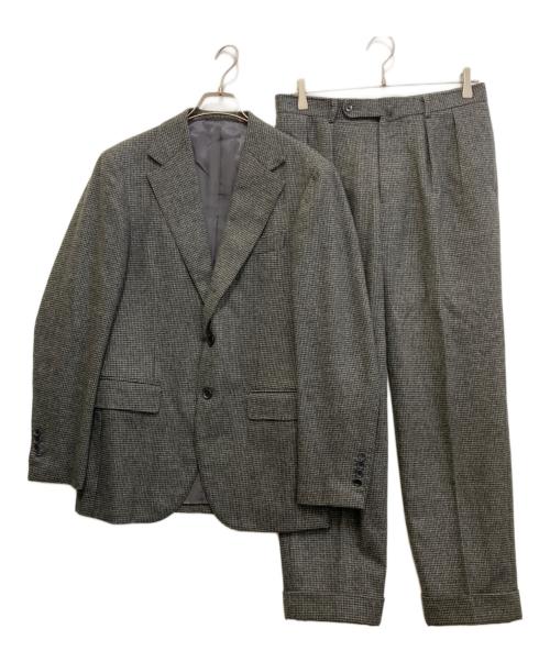 BEAMS F（ビームスエフ）BEAMS F (ビームスエフ) FOX BROTHERS HOUND'STOOTH SUITS グレー サイズ:46の古着・服飾アイテム