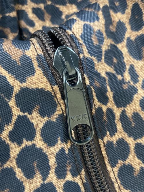 Herve Chapelier（エルベシャプリエ）Herve Chapelier (エルベシャプリエ) レオパード舟形ハンドバッグ ブラウンの古着・服飾アイテム