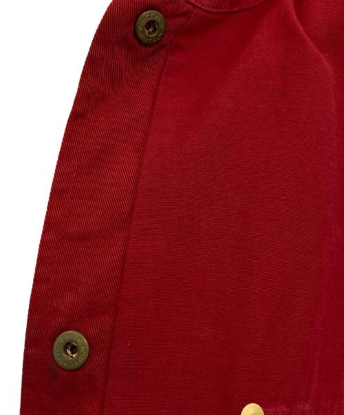 GUCCI（グッチ）GUCCI (グッチ) 金釦シャツ レッド サイズ:44の古着・服飾アイテム
