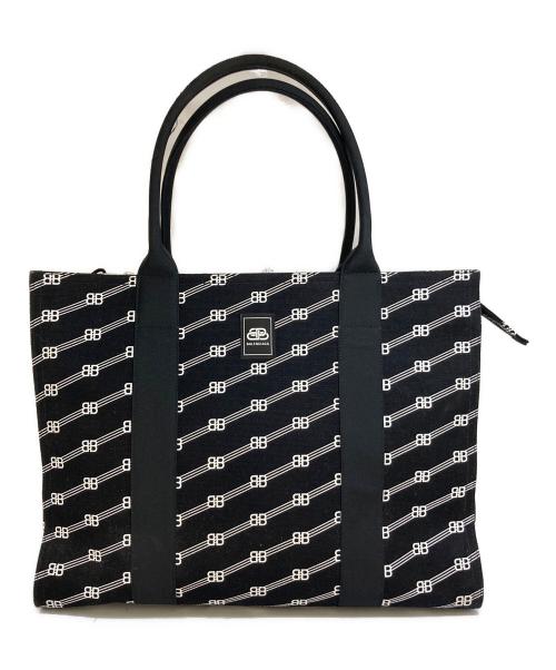 BALENCIAGA（バレンシアガ）BALENCIAGA (バレンシアガ) BBモノグラム トレードトートバッグ　621826.1090 ブラックの古着・服飾アイテム