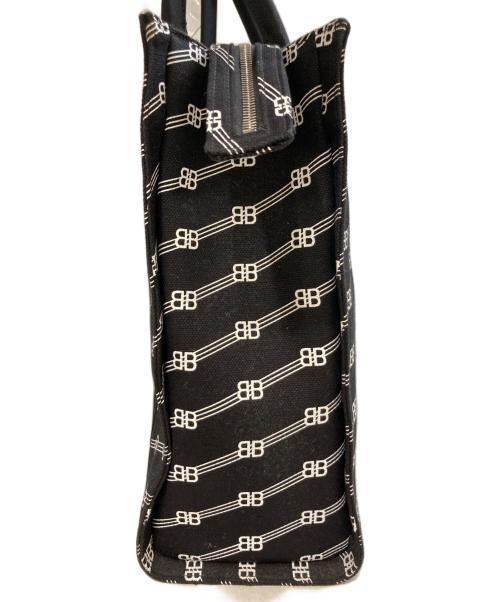 BALENCIAGA（バレンシアガ）BALENCIAGA (バレンシアガ) BBモノグラム トレードトートバッグ　621826.1090 ブラックの古着・服飾アイテム