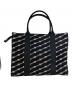 BALENCIAGA (バレンシアガ) BBモノグラム トレードトートバッグ　621826.1090 ブラック：50000円
