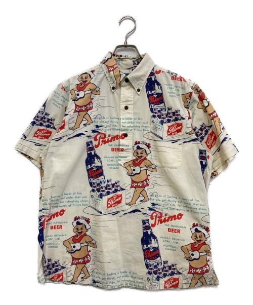 PRIMO BEER by Sun Surf（サンサーフ）PRIMO BEER by Sun Surf (サンサーフ) プルオーバーシャツ ホワイト サイズ:Mの古着・服飾アイテム
