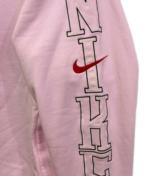 NIKE（ナイキ）NIKE (ナイキ) SUPREME (シュプリーム) Hooded Sweatshirt　FQ0759-663 ピンク サイズ:Ｌの古着・服飾アイテム