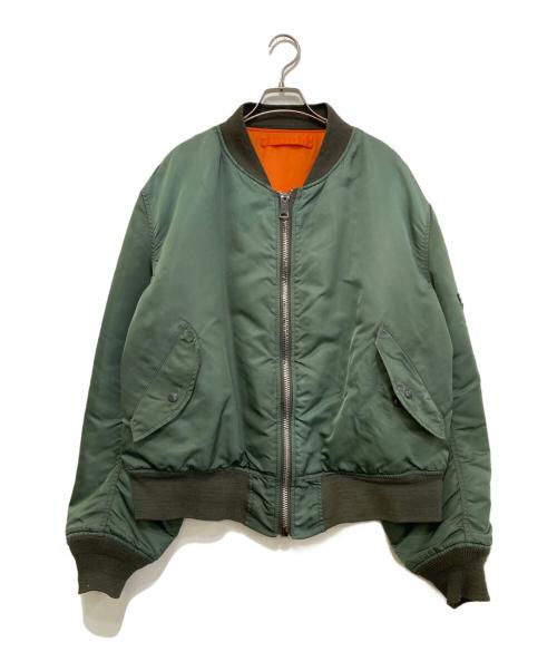 ALPHA（アルファ）ALPHA (アルファ) MA-1ジャケット オリーブ サイズ:XLの古着・服飾アイテム