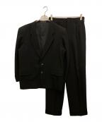 COMME des GARCONS HOMMEコムデギャルソン オム）の古着「90`sウール2Bジャケットセットアップ　HS-08013S」｜ブラック